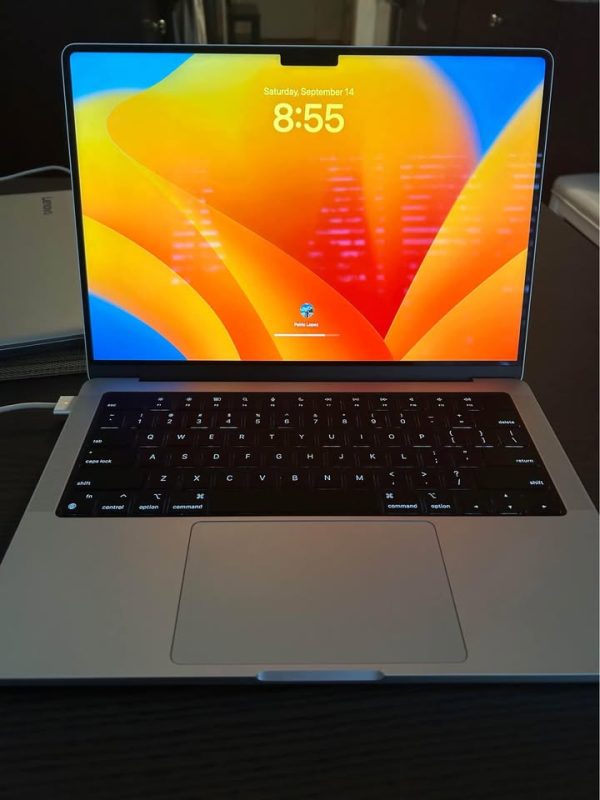 MacBook Pro M3 PRO 14”. 11 - core CPU/ 14 - core GPU/ 18GB Unified Memory/ 512 GB SSD Storage.