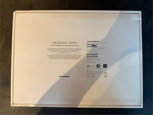 14” Macbook Pro, M3 Pro chip - 18gb ram, 512gb SSD w/ Applecare till 2027