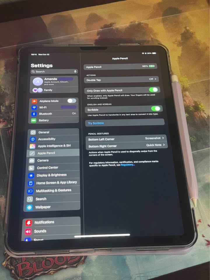iPad Air 5th Generation Wi-Fi 256GB (Purple) & Apple Pencil (2nd Generation) 5 iPad Air 5th Generation Wi-Fi 256GB (Purple) & Apple Pencil (2nd Generation)