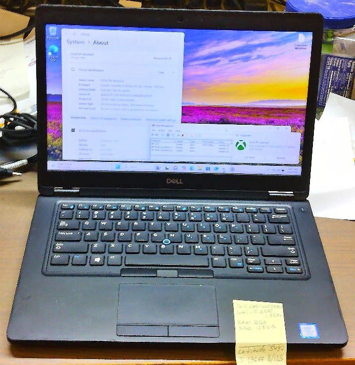 Dell Latitude 5490 14" i5-8350u 1.7/1.9 GHz RAM 8Gb SSD 128Gb W11Pro Charger 3 Dell Latitude 5490 14" i5-8350u 1.7/1.9 GHz RAM 8Gb SSD 128Gb W11Pro Charger