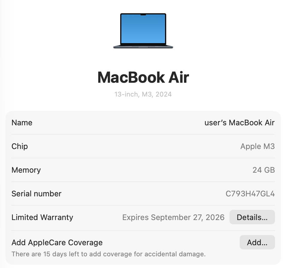 MacBook Air M3 laptop with 24GB RAM 1TB storage, Apple-certified refurbished. with a box and charge. 4 MacBook Air M3 laptop with 24GB RAM 1TB storage, Apple-certified refurbished. with a box and charge.