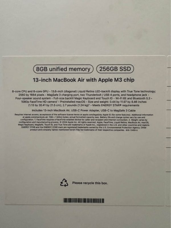 MacBook Air M3 Chip (2024)