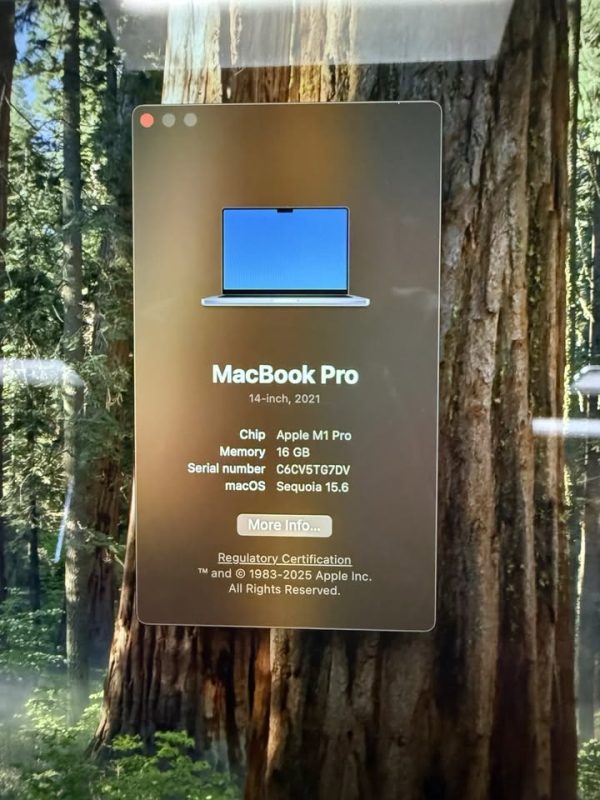 Apple Macbook Pro 14 - M1 - 16gb - 512gb - Grey