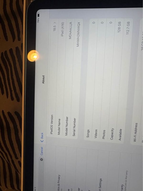 IPad A16 - 128gb