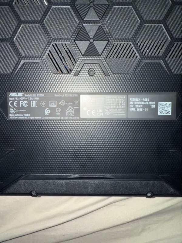 Asus Tuf gaming laptop