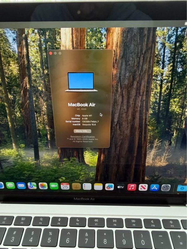 Late 2020 Apple MacBook Air M1 Laptop