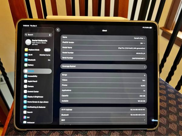 iPad Pro (12.9-inch) (4th generation) 256 GB with Apple Pencil V1