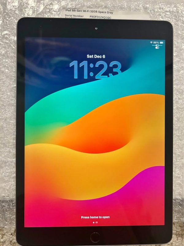 iPad Gen 8th 32gb iPadOS 26