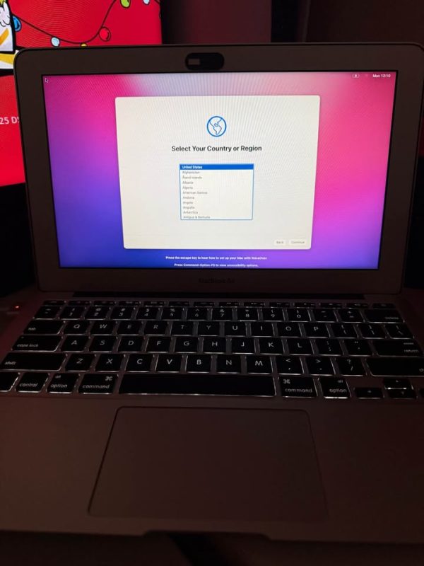 11.6” 2015 macbook air