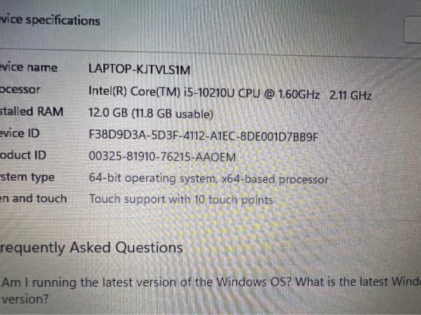 HP laptop 1tb storage