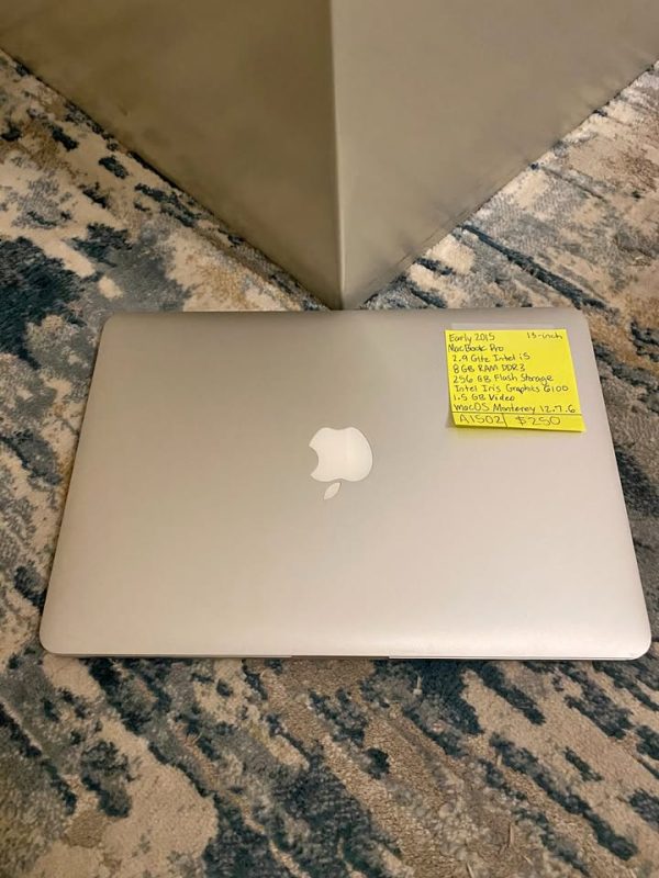 Early 2015 i5 MacBook Pro A1502 with 13 inch screen and 8 GB Ram