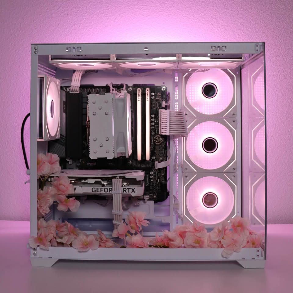 WHITE/PINK GAMING PC | R5 5500 | RTX 4060 1 WHITE/PINK GAMING PC | R5 5500 | RTX 4060