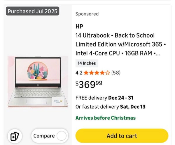 HP Laptop 2025 16GB Ram 128 GB Storage