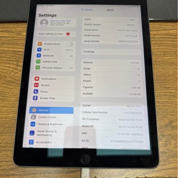 iPad Pro 9.7” retina