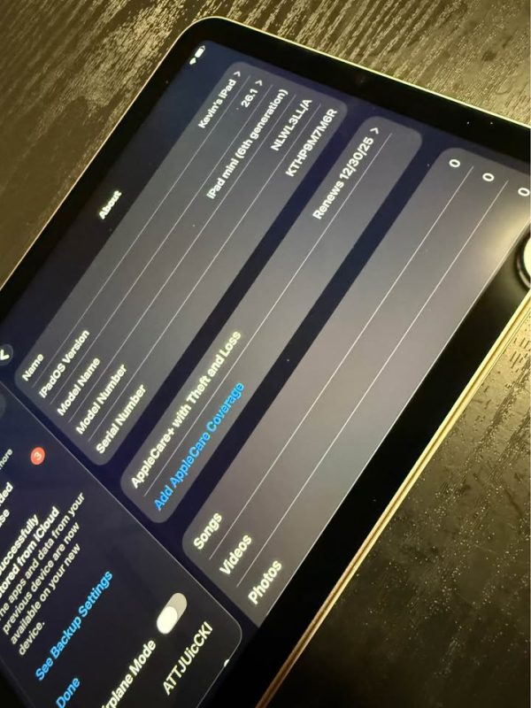 Ipad mini 6th Generation