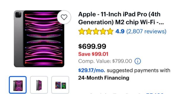 Apple ipad pro 11inch 128gb and Apple Pencil