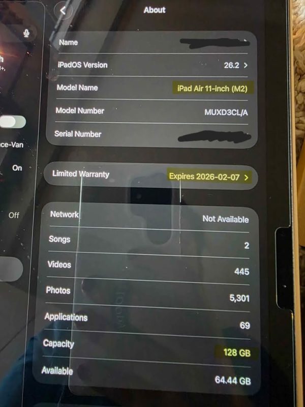 iPad Air 11 inch with Cellular