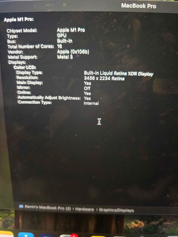 M3 Pro 14 inch MacBook