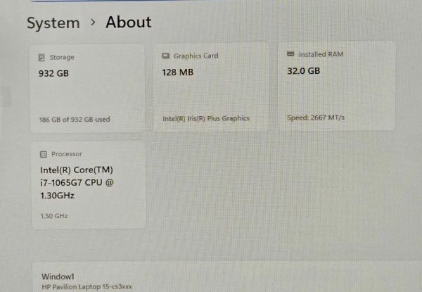 Upgraded HP Pavilion Laptop