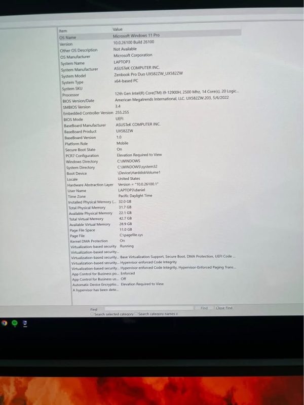 Asus Zenbook Pro UX582ZW