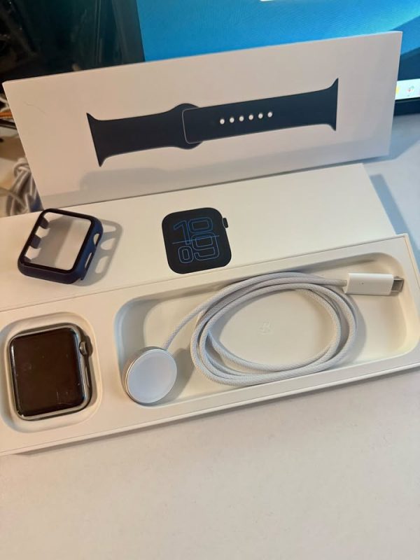 Apple Watch, new band, case cover, charger, in thenboxes