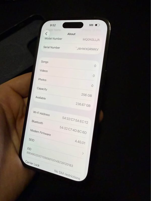 iPhone 14 Pro 256 gb Unlocked